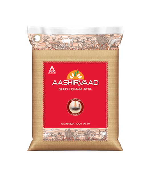 Aashirvaad Atta/Godihittu - Whole Wheat 1 Kg