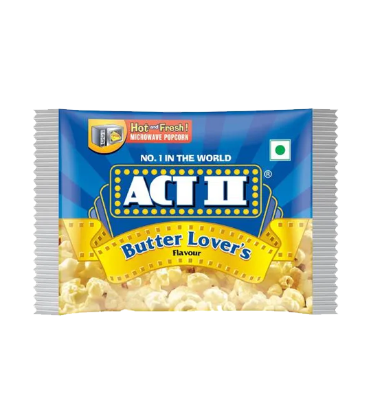 ACT II Microwave Popcorn - Butter Lover's, 33 G Pouch