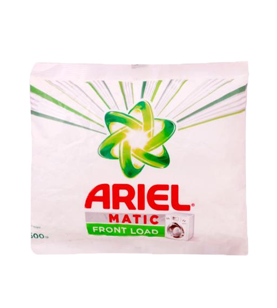 Ariel Matic Front Load Detergent Powder 500 Gram Pouch