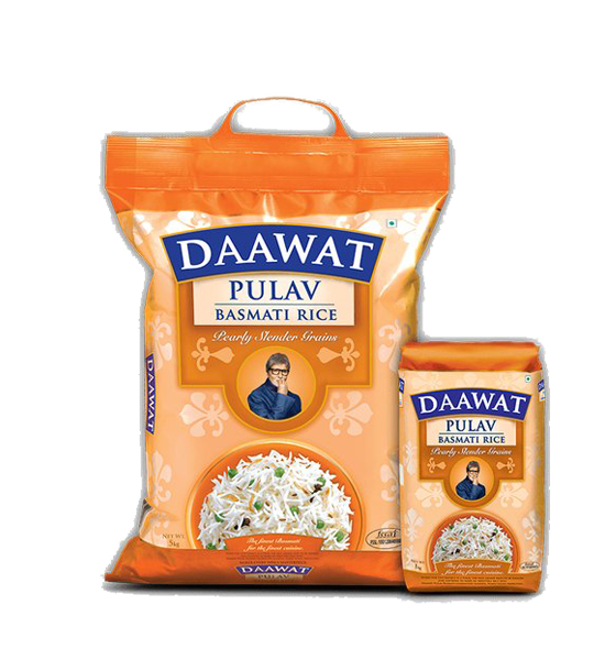  Daawat Pulav Basmati Rice 5kg