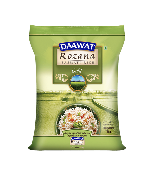 Daawat Rozana Gold Basmati Rice 1kg