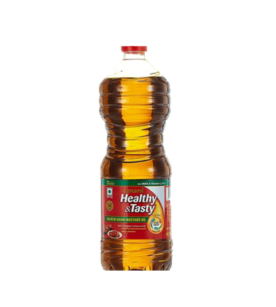 Emami Kachi Ghani Mustard Oil 1 Litre Bottle
