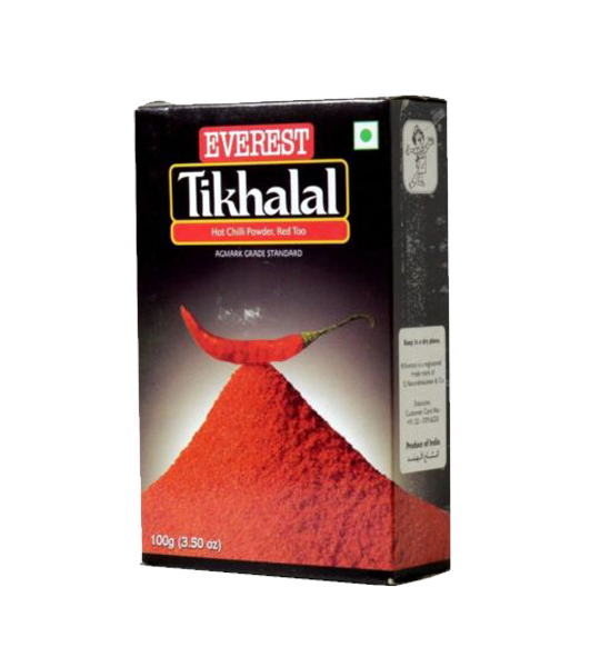 Everest Tikhalal Chilli Powder 100 Gram Box