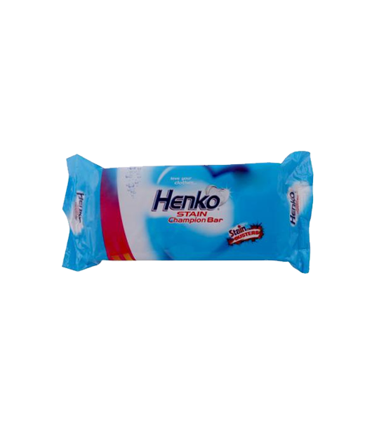 Henko Stain Champion Detergent Bar 400 Gram Pouch
