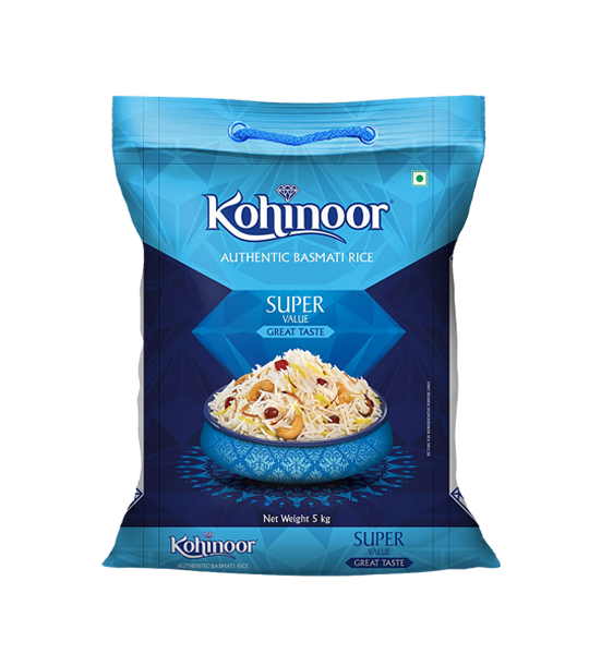 Kohinoor Basmati Rice/Basmati Akki - Authentic, Super Value 5kg