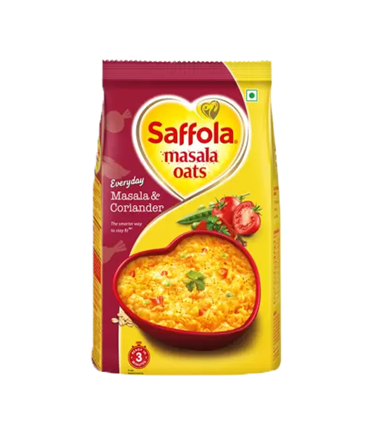 Saffola Masala Oats - Masala & Coriander 500 Gram Pouch