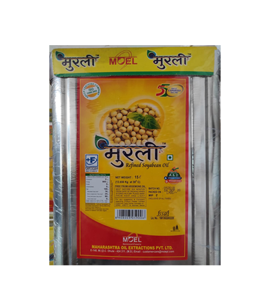 Murali Soyabean Oil 15 Litre Tin