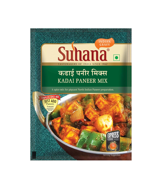 Suhana Kadai Paneer Spice Mix 50 Gram Pouch