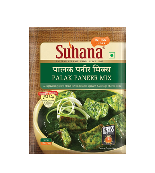 Suhana Palak Paneer Spice Mix 50 Gram Pouch