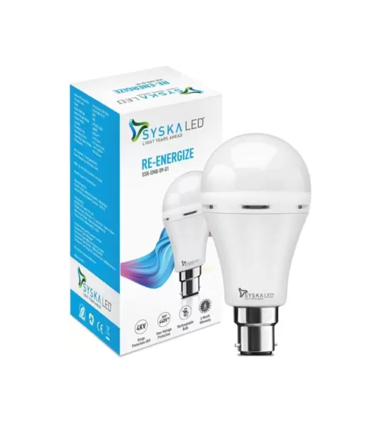 Syska SSK-SRL- B22 9-Watt LED Bulb